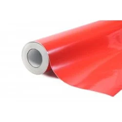 CWFoo Rdeča samolepilne tapeta RED04 122x700cm - interier/eksterier