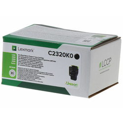 LEXMARK C2320K0 Black, originalen toner