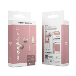 Energy Sistem Slušalice EasyPods M45928, Type C, Rose gold
