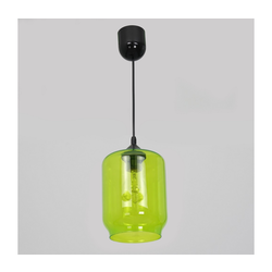 Luster na sajli ELIAS 1xE27/60W/230V zelena