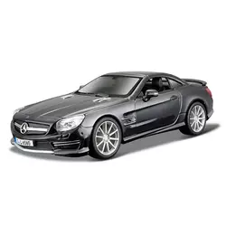 BBURAGO autić 1/24 PLUS - MERCEDES-BENZ SL 65 AMG HARDTOP sivi