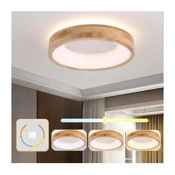 Brilagi-LED plafonska svetiljka FALCON WOOD LED/30W/230V 3000/4000/6000K 45 cm drvena