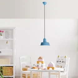 Opviq Luster Memati, 21-108cm, O19 cm, Plavi