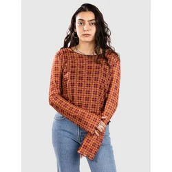 24 Colours 12444 Mesh Layer Long Sleeve T-Shirt patterned