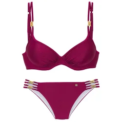 JETTE Bikini zlata/jagoda