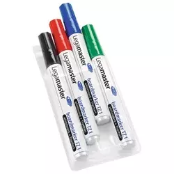 LEGAMASTER Marker za belu tablu/flipchart okrugli vrh 1/5-3mm 4boje TZ1 7-110094