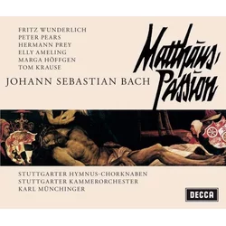 BACH J.S.:MATTHAUS PASSION/WUNDERLICH