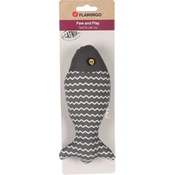 Igrača za mačke Snap Fish z mačjo meto 19 cm Flamingo - Mačje igrače