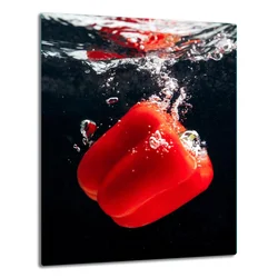shumee Steklena plošča, pult 40x52 paprika
