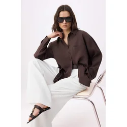 Trendyol Bluza čokolada