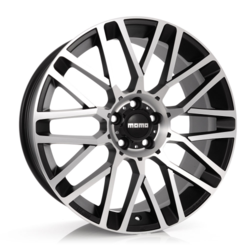 FELNA ALU 19X8.5 5/112 ET40 79.6 MOMO REVENGE EVO MATT BLACK POLISHED