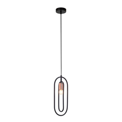 Rabalux Visilica Rovier, 1xE27, 40W, H150cm, Crna