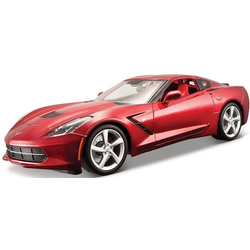 Maisto - 2014 Corvette Stingray, metal červený, 1:18
