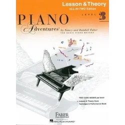 FABER:PIANO ADVENTURES LESSON & THEORY LEVEL 2B + AUDIO ACCESS