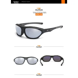 Outdo Unisex naočare za sunce, Crne