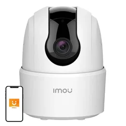 Imou Ranger 2C, Wi-Fi Pan&Tilt IP camera, 5MP, H.265, 30 fps, 3,6mm lens, 0 to 355 degrees Pan, field of view 87 degrees, IR up to 10m, Micro SD up to 512 GB, built-in Mic & Speaker, Human Detection, Smart tracking, 8x digital zoom.