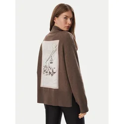 Guess Pulover V6BR12 Z1673 Rjava Regular Fit