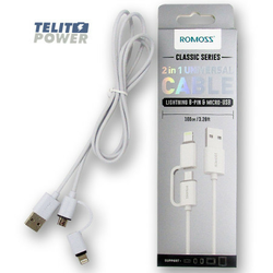 Romoss 2 u 1 lightning i micro USB kabl ( 2033 )