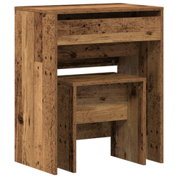 Kozmetički Stol Staro drvo 60 x 40 x 75 cm Konstruirano drvo