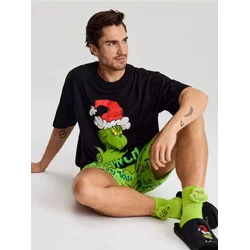 Sinsay - Božićne čarape Grinch - žuto zeleno