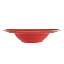Deep plate, porcelain, 30cm, Seasons, Red - Porland