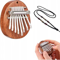 Mini kalimba, palčni klavir, 8 tipk, s pleteno struno