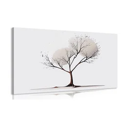 Slika minimalistično drevo brez listov - 60x40