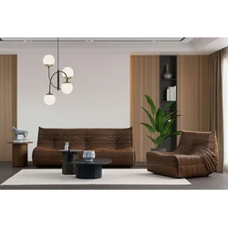 Atelier del Sofa Viličasta stolica Bocek, 90x100x80 cm, Braon