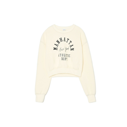 Cropp - Dukserica s natpisom - white
