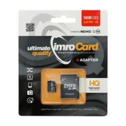 IMRO SPOMINSKA KARTICA 128GB microSDXC UHS-3 Class 10 z adapterjem