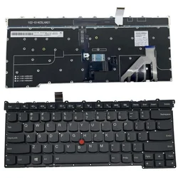 Tastatura za laptop Lenovo Thinkpad Carbon X1 Gen 3 3rd 2015 veliki enter, backlight i gumb ( 112015 )