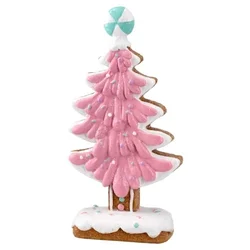 Festa bono 30 novogodišnja dekoracija jelka roze 11cm ( 710304 )
