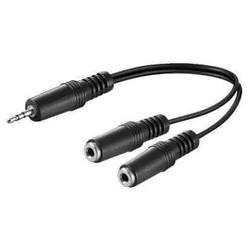 MicroConnect 3.5mm minijack adapter, 0.2m