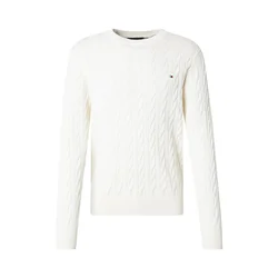 TOMMY HILFIGER Pulover Classic naravno bela
