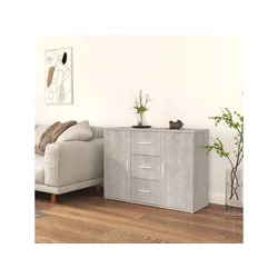 Komoda siva boja betona 91 x 29,5 x 65 cm od konstruiranog drva