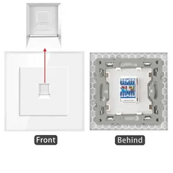 SmartHome Zidna utičnica CAT6 RJ45, Bela
