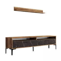 Hanah Home TV komoda Istanbul - orah, crni mermer