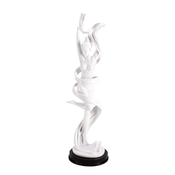 DIKER HOME Elegantna figura devojke, Bela