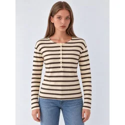 Hiccup Majica Sweatshirts bež/rjava
