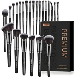 Set kistova za šminkanje - crna / 25kom KP40021