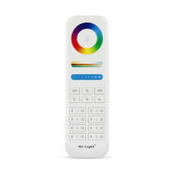 MI-LIGHT Daljinski kontroler za LED svetlo RGB CCT FUT089, 8 zona, 2.4GHz, Beli