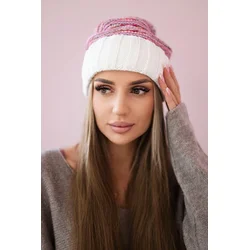 Womens cap Feba K330 white+powder pink
