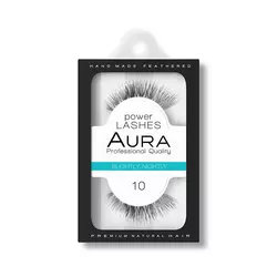 AURA Veštačke trepavice POWER LASHES 10 Slightly Nightly
