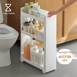 Lanjiaoluo Kupatilski ormarić, 3 nivoa, Beli