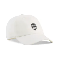 PUMA Valencia CF ftblCulture Cap, Sport, Warm White/Black, OSFA