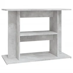 Stalak za akvarij Betonski Sivi 80x35x60 cm Konstruirano drvo
