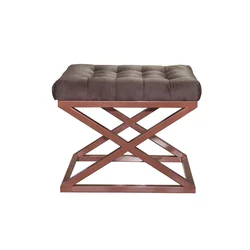 Atelier del Sofa Tabure 50x42x40cm, Bakar-Braon