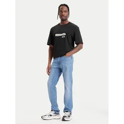 HUGO Majica Naxter 50570028 Črna Regular Fit