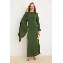 Trendyol Modest Ženska haljina Tctss26Db00006, Kaki