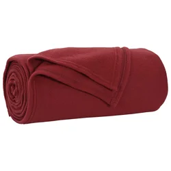 Pokrivači za bacanje 6 pcs Bordeaux Crvena 170 x 130 cm Runo